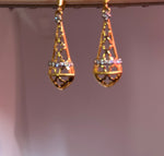 Load image into Gallery viewer, Lab Grown Diamonds  Earrings in 92.5 SilverWith Gold Finish
