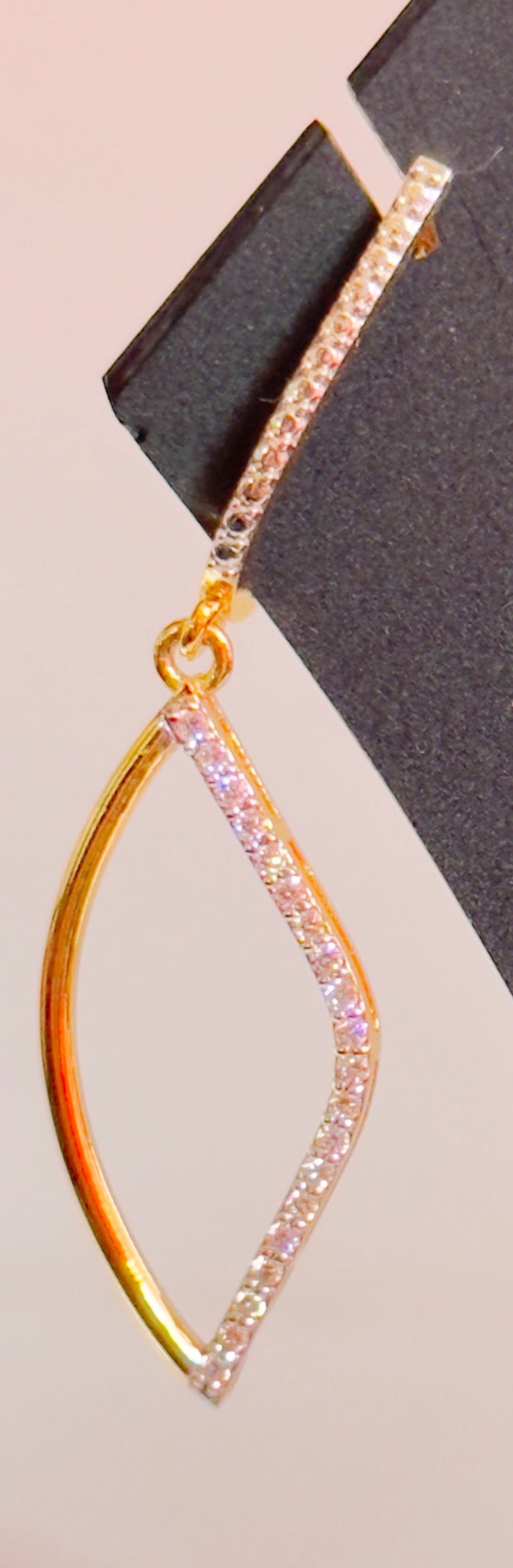 Lab Grown Diamonds Silver  Earrings In Gold Finish