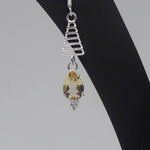 Load image into Gallery viewer, Yellow Christmas Silver Earrings
