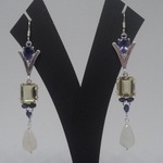 Load image into Gallery viewer, Fancy Long Earring with 3 color
