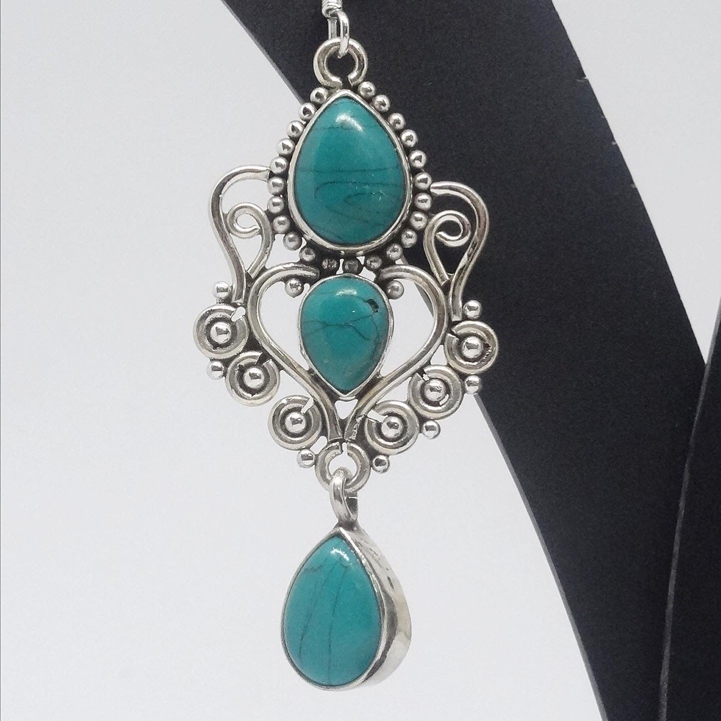 Antique Look 92.5 Silver Earring