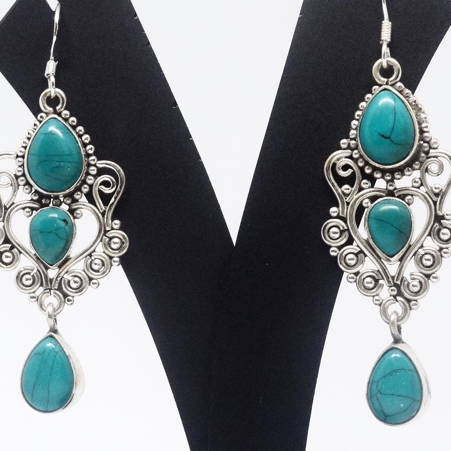Antique Look 92.5 Silver Earring