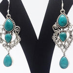 Load image into Gallery viewer, Antique Look 92.5 Silver Earring
