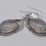 Load image into Gallery viewer, Antique 92.5 Silver Earrings with Moon stone
