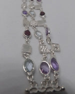 Load image into Gallery viewer, 3 Line Silver Bracelet
