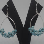 Load image into Gallery viewer, Fancy Party earring with Turqouise Beads
