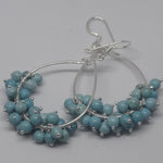 Load image into Gallery viewer, Fancy Party earring with Turqouise Beads
